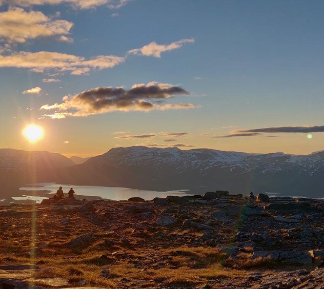 Midnattssolsvandring i Abisko