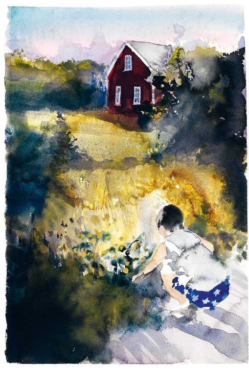 Konstnären Lars Lerin skrev sin första barnbok om sonen Rafael