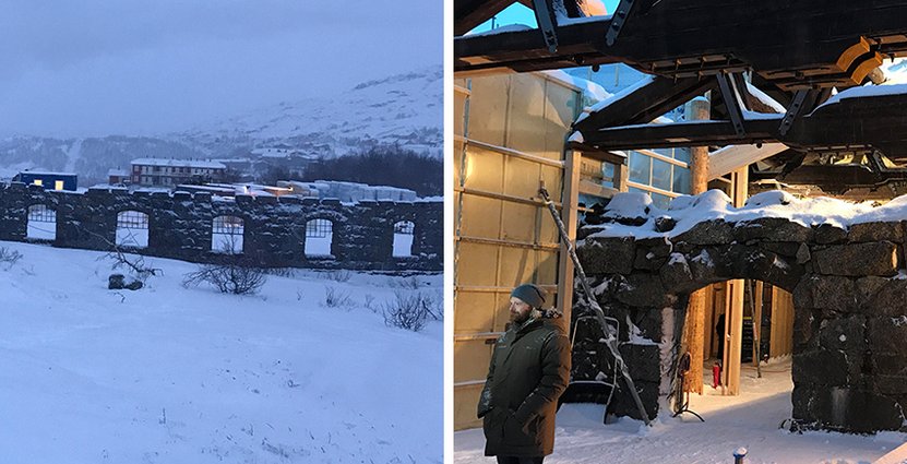 Investeringen i Niehku Mountain Villa är på 62 miljoner kronor. Målet är att utländska besökare ska få upp ögonen för Riksgränsen. 