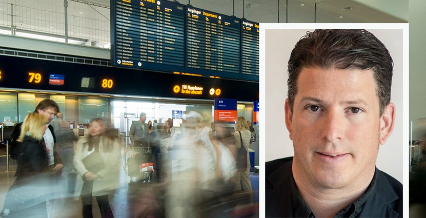 Pontus Frithiof satsar stort på flygplatsmat.  