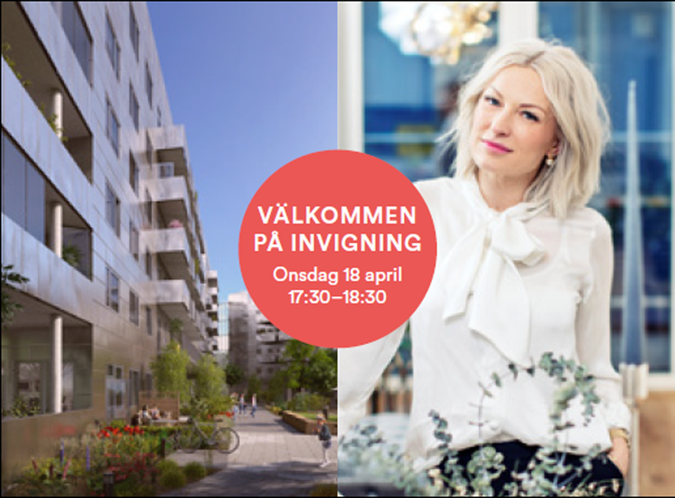 Nu invigs visningslägenheten i Knäckepilen