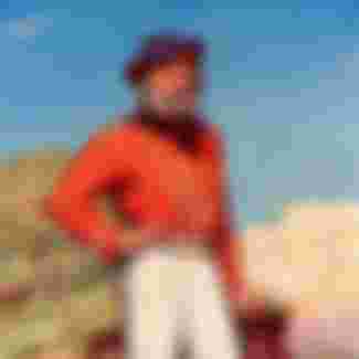 Giuseppe Garibaldi (1807-1882) in his signature red shirt, gazing towards his beloved Italy from a cliff edge on the island of Caprera off the coast of Sicily. Illustration c1920. Credit: Universal History Archive/Universal Images Group via Getty Images