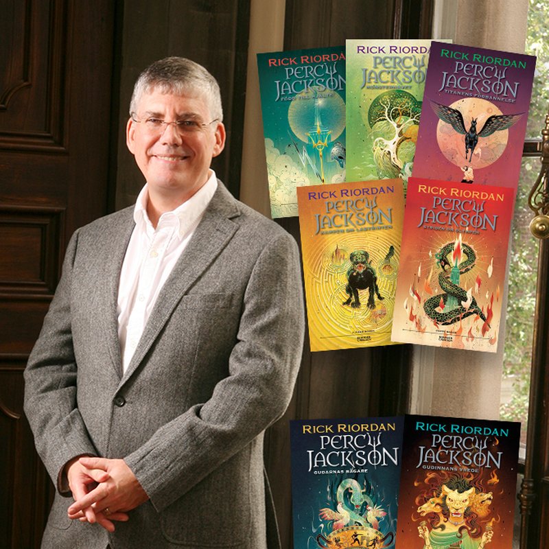 Eureka! Här är alla Percy Jackson-böckerna i ordning