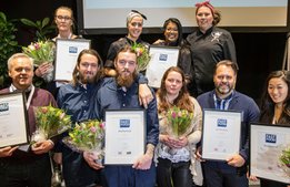 Semmelwrappen i centrum på prisgala