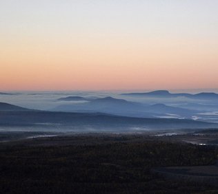 Vy från Luossavaara