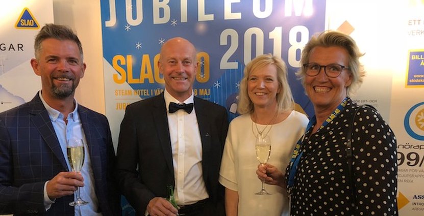 Anders Lundqvist, Skistar Vemdalen. Kalle Ljungberg, Ramundberget. Evalena Lindstedt och Karin Modin Svärd, Branäsgruppen. Foto: Visita