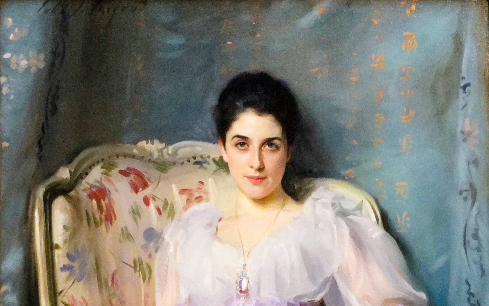 John Singer Sargent's Lady Agnew of Lochnaw.