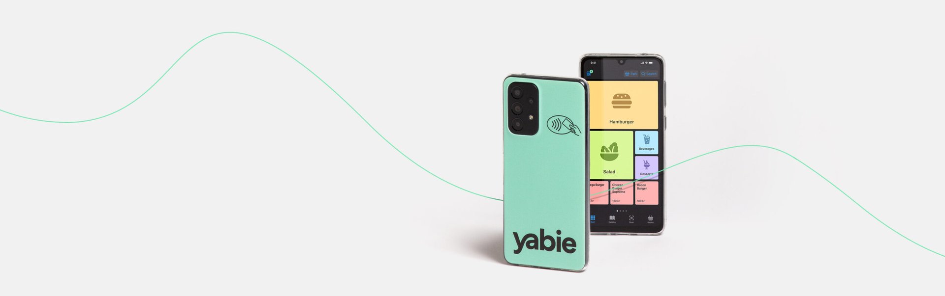 Yabie Go betallösning i en smartphone