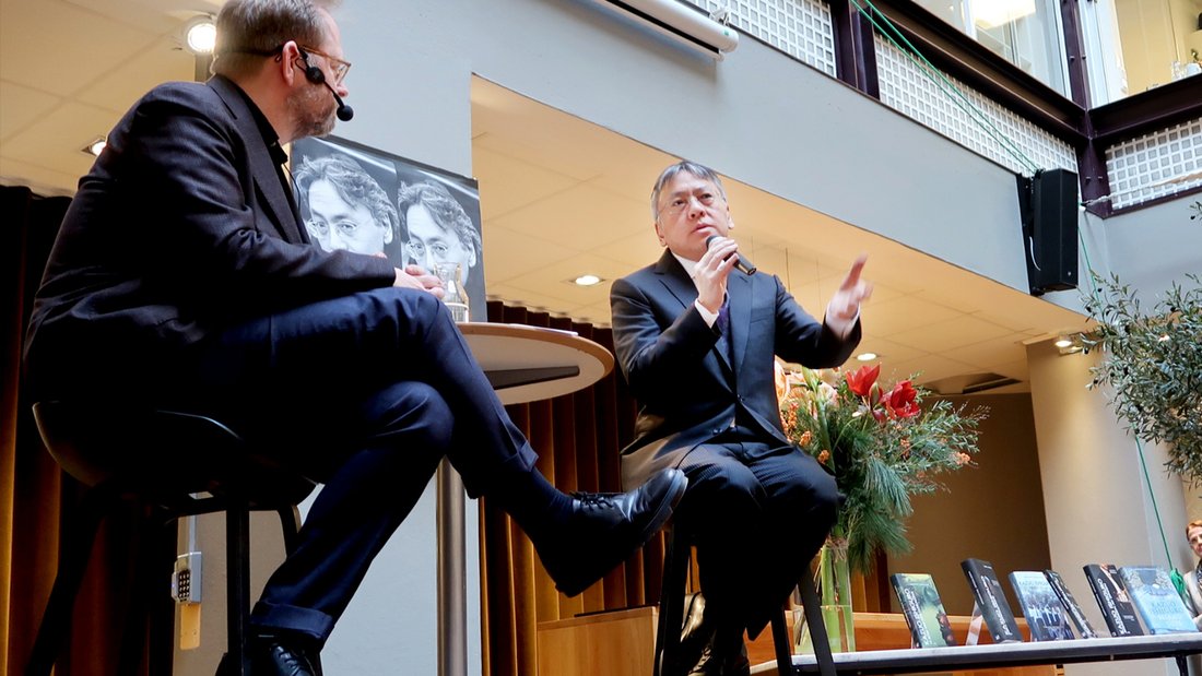 Kazuo Ishigurop besöker Bonnierförlagen 2017