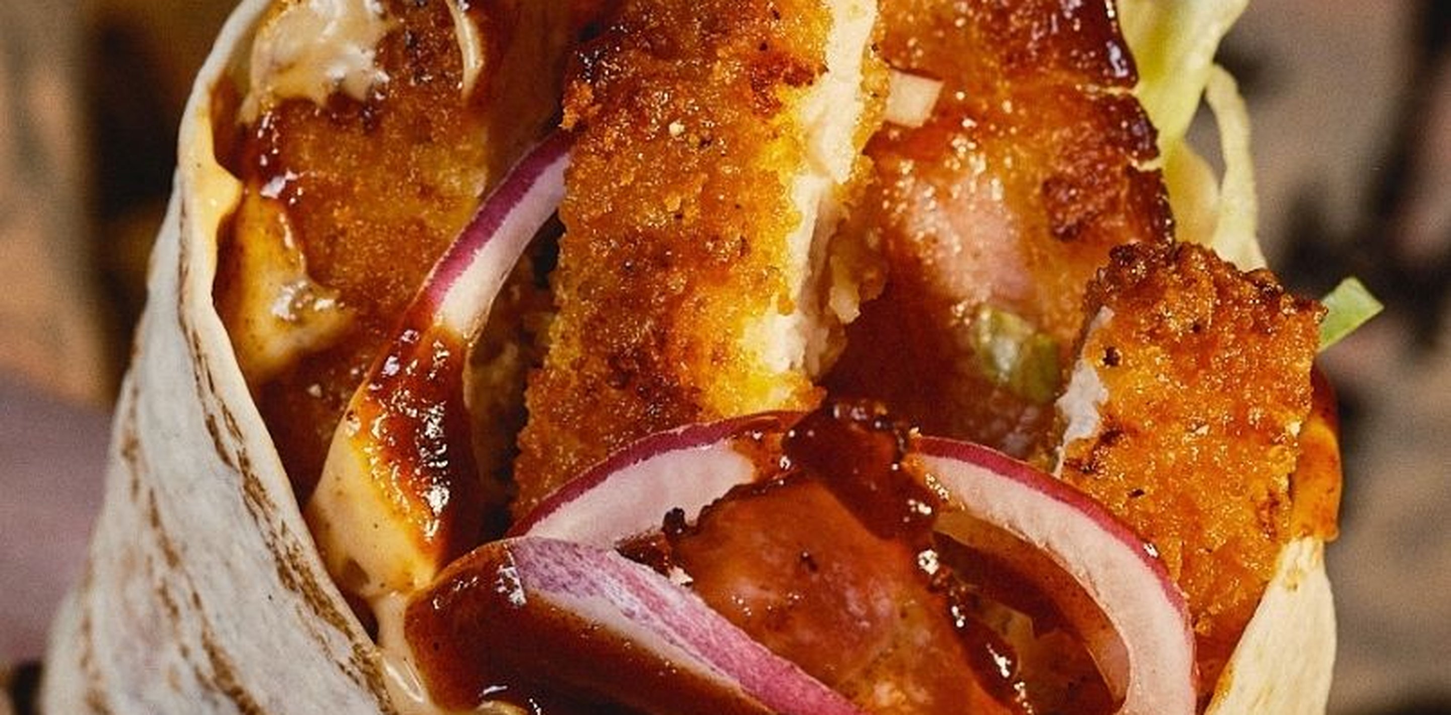 Chicken Texas Bacon & BBQ wrap