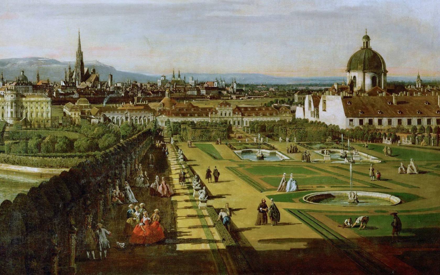 Bernardo Bellotto's 'View of Vienna from the Belvedere'.