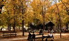 Jardin de Luxembourg gardens in Paris, France