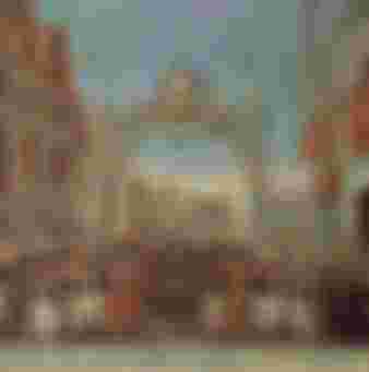 Mexican general Agustín de Iturbide rides through a ceremonial arch to welcoming officials in Mexico City on September 27, 1821 after decisively winning independence for Mexico.