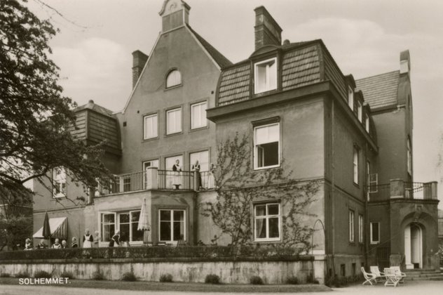 Solhemmet, exteriör, första hälften av 1900-talet.