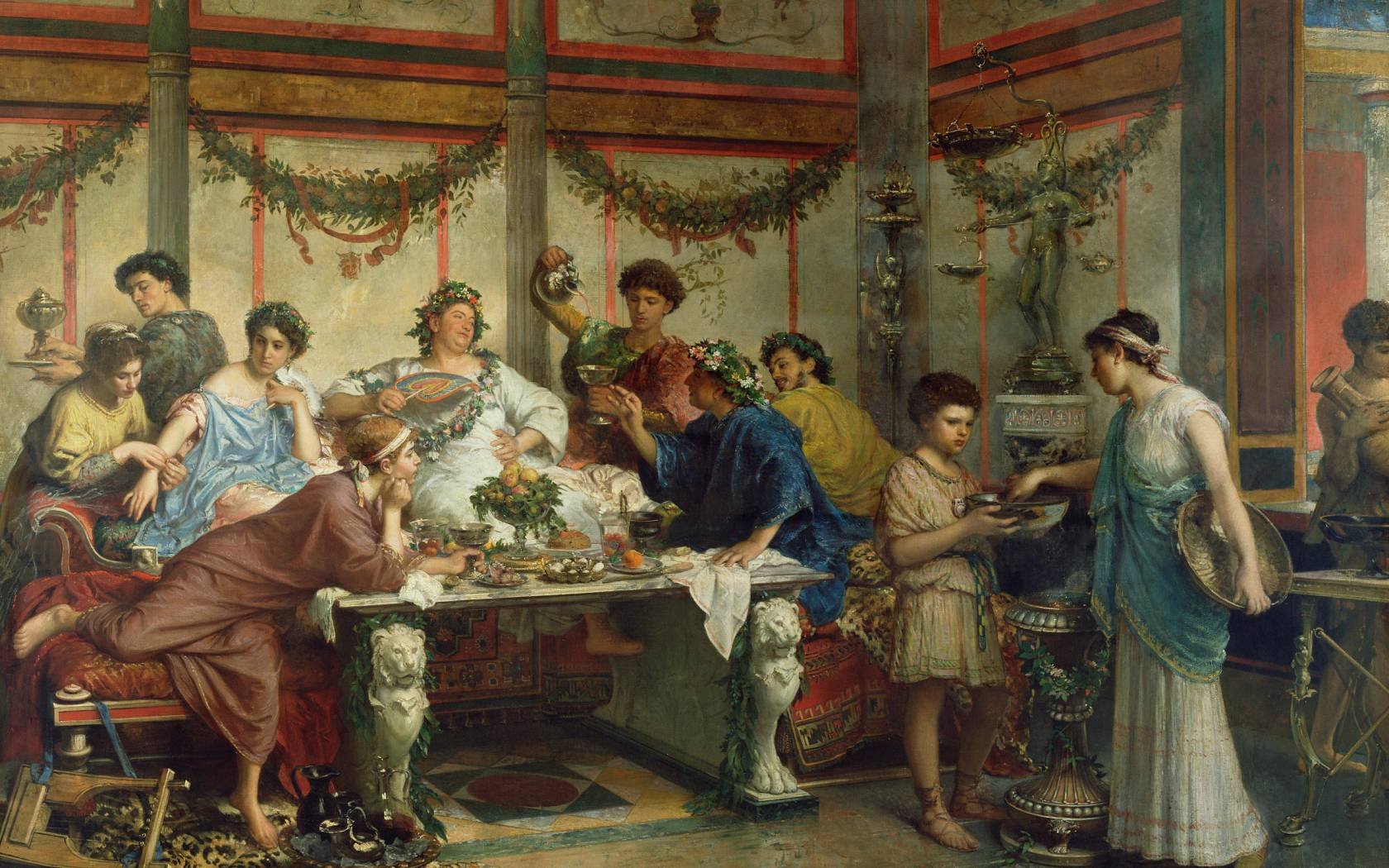 A Roman Feast, Roberto Bompiani.