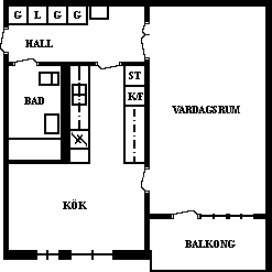 PlanlösningGeografigränd 20 E