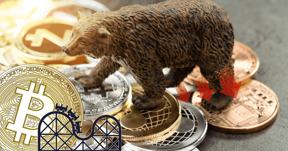Kryptodygnet: Kurserna visar röda siffror och volatiliteten för bitcoinpriset har ökat kraftigt.