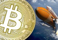 Bitcoinpriset över 21 000 dollar efter rusning