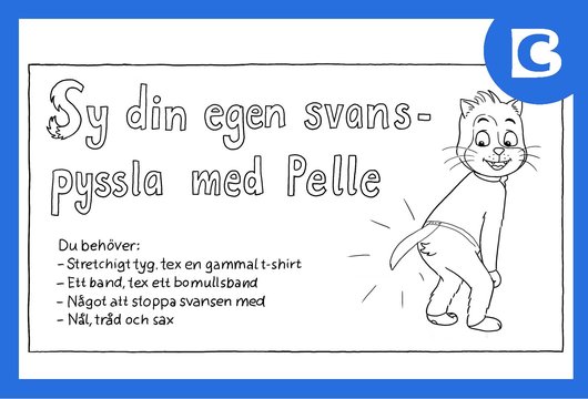 Pyssla med Pelle &ndash; sy din egen svans