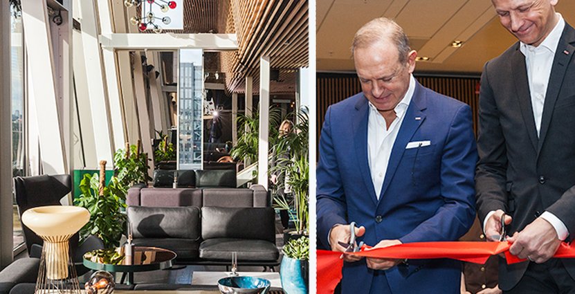 Så klipptes bandet – och jättebygget Continental var invigt under fredag 1 april.  