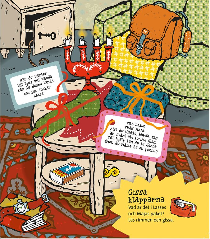 Distrahera barnen med ett LasseMaja-mysterium direkt i mobilen