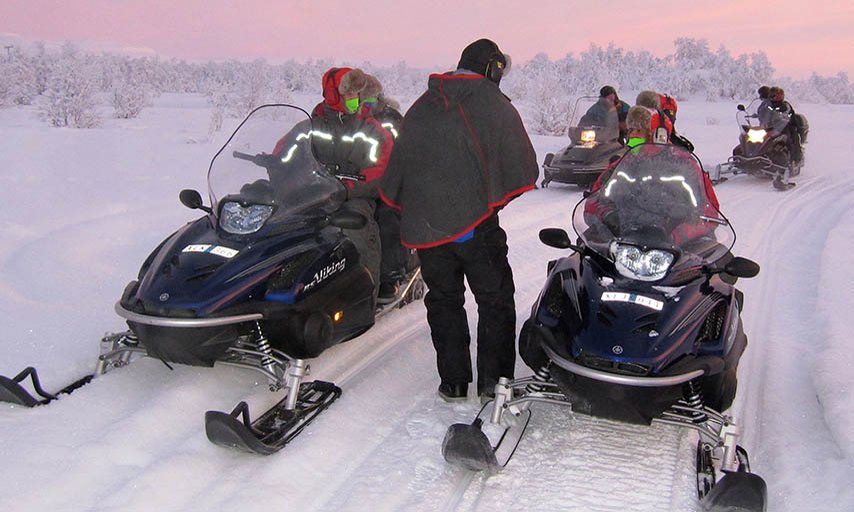 Skotertur kring Kebnekaise Enoks