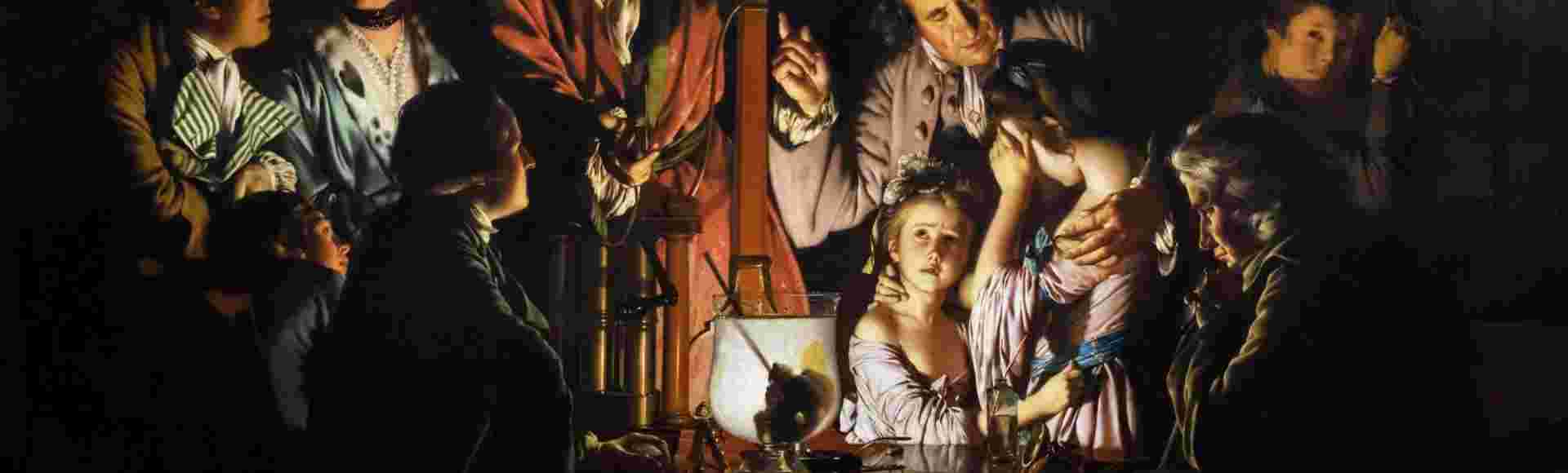 Joseph Wright of Derby (1734-1797), 'An Experiment on a Bird in the Air Pump', oil on canvas, 1768.