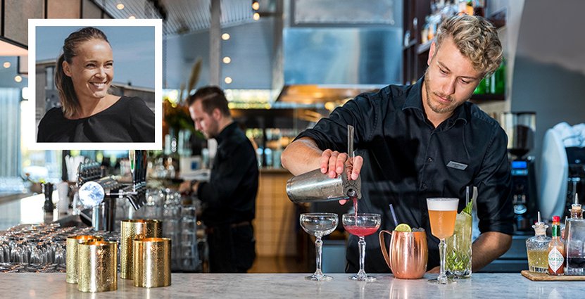 Marina Olmarker, chef för Hotel Skansen i Båstad, ser fram <br />
emot en sommar med hög och jämn beläggning.  Foto: Hotel Skansen/Mikael Pilstrand