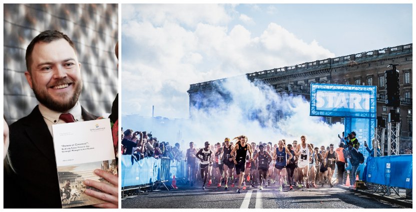 Martin Wallstam, doktor i turismvetenskap, vill mäta evenemangens betydelse.  Pressbild: Marathon gruppen