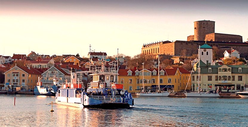 Ombyggnaden av Marstrands Havshotell ska vara klar den 1 november.  Foto: Marstrands Turistbyrå