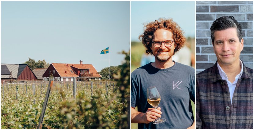 Kullabergs vingård på Kullahalvön med vd Victor Dahl samt Max Granström, vd för Visit Skåne väntar fler utländska turister.  