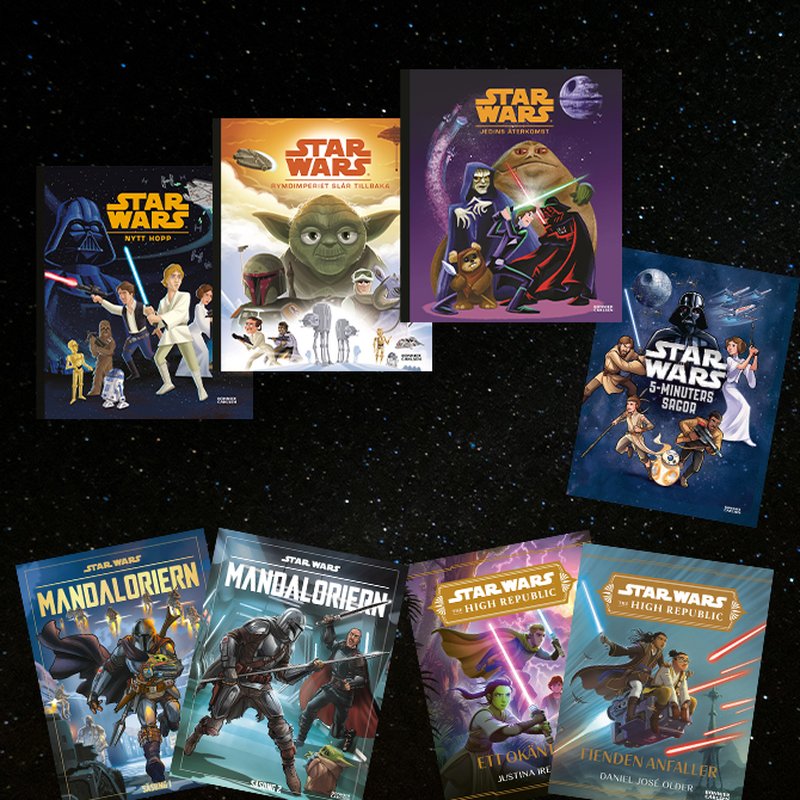 Star Wars-äventyr för alla åldrar: Här är alla böcker
