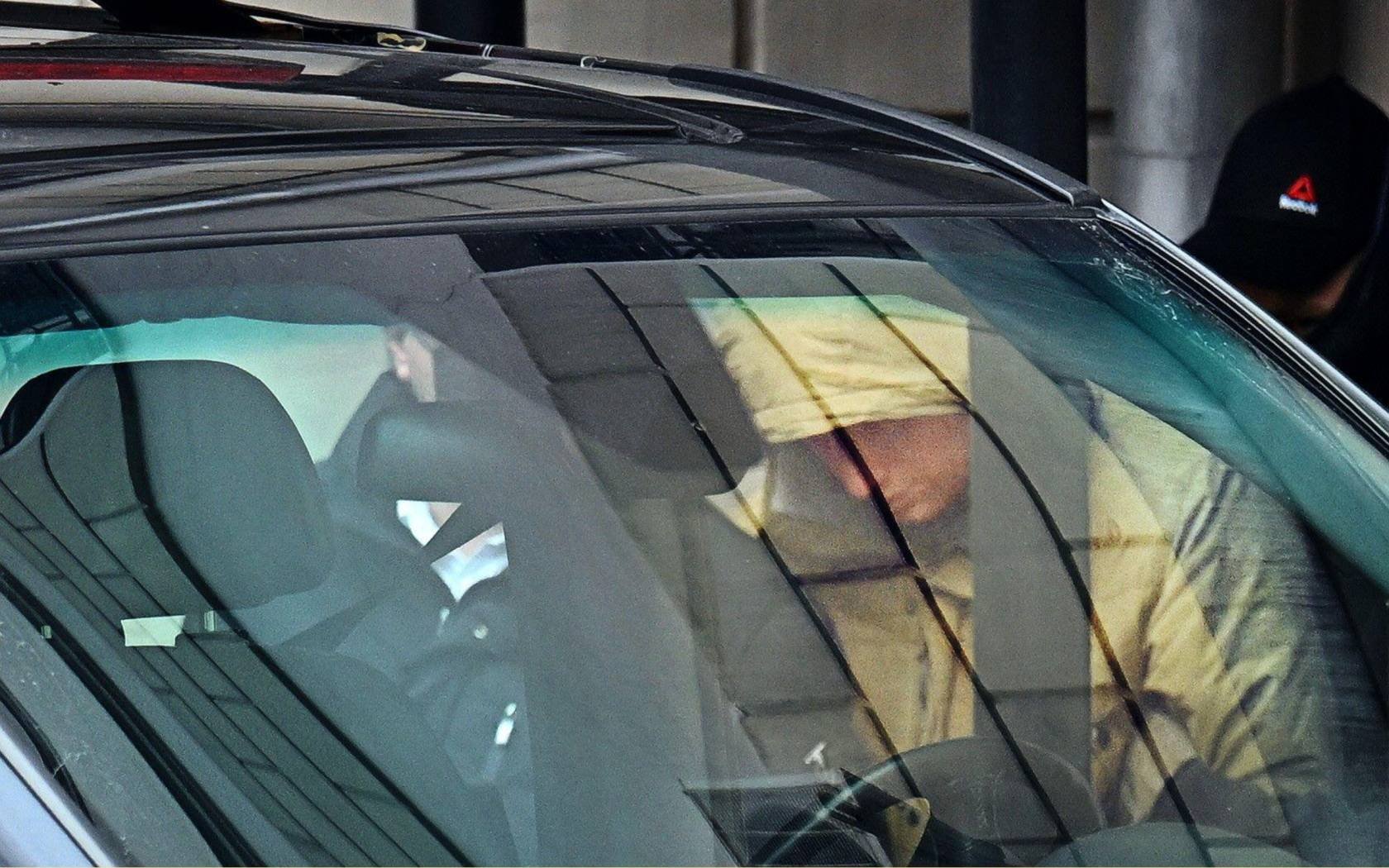 The Wall Street Journal journalist Evan Gershkovich, who was detained on charges of espionage, leaving the Lefortovsky District Court, Moscow.