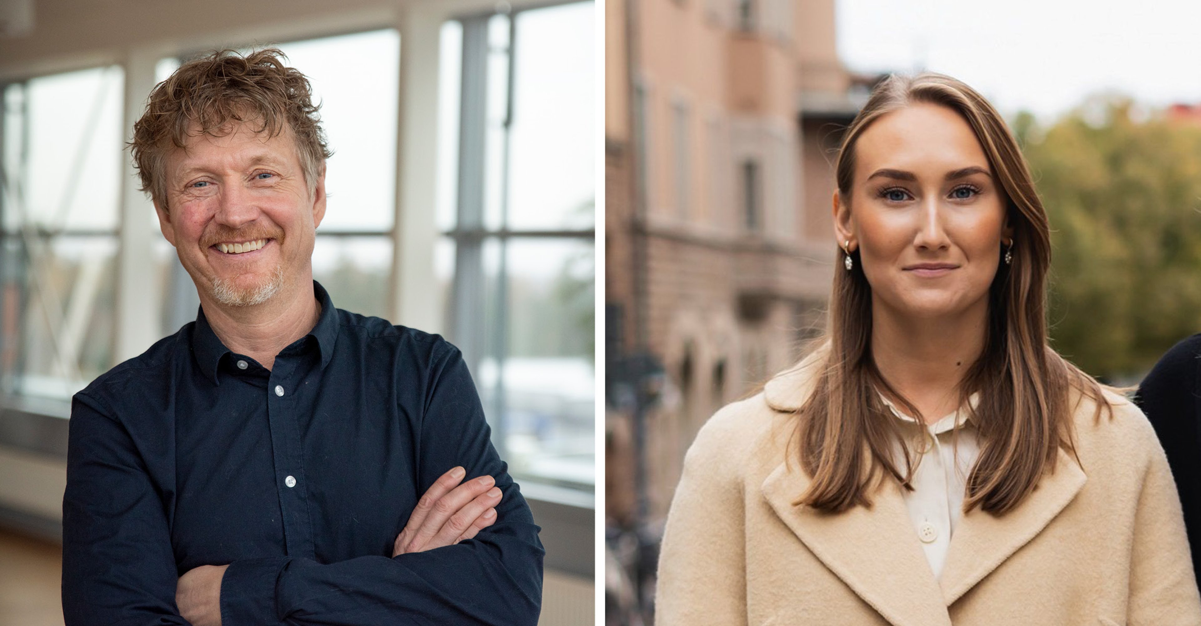 Jan S&ouml;derqvist, branschexpert p&aring; Spiris, och Linnea Engelberg, senior h&aring;llbarhetskonsult och Senior Manager p&aring; Aspia.