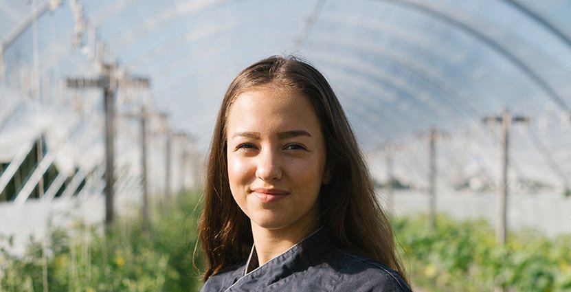 Köksmästaren Hanna Lukowieskys dröm är att starta eget om 6-7 år. Foto: Lilla Bjers