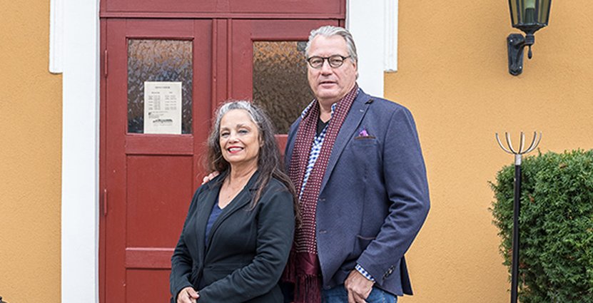 Paret Lars-Göran Håkansson och Rosita Ekström har investerat 25 miljoner för att locka både konferens- och weekendgäster. 