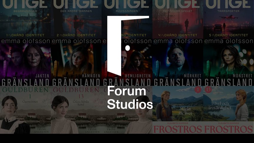 Christian Unge och Emma Olofsson först ut i Bokförlaget Forums digitala spänningssatsning