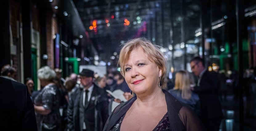En av kvällens värdar. Restauranger & Storköks chefredaktör Lisbeth Rauden. 