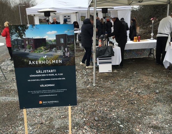 Åkerholmen har säljstartat