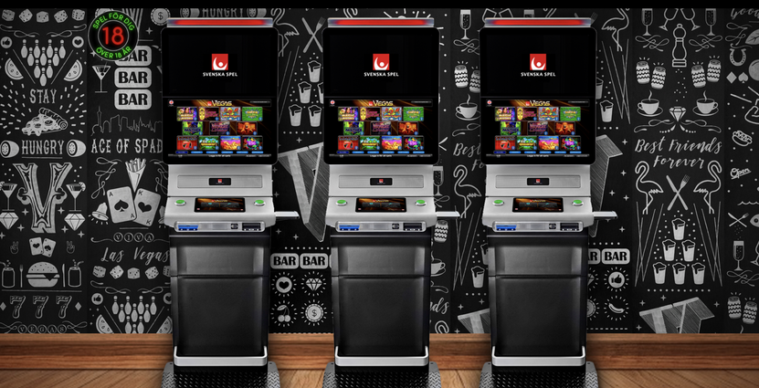 På de nya Vegas-automaterna loggar man in enkelt med bank-id och lite längre fram i år öppnar Svenska Spel för andra betallösningar, exempelvis Swish. Bild: Svenska Spel
