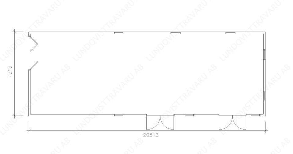 Maskinhall i lantlig stil