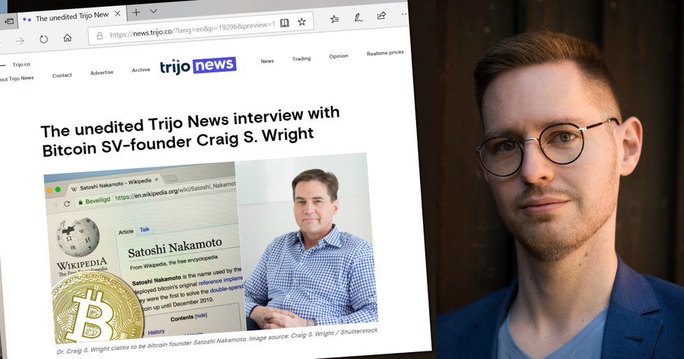 Totte Löfström, vd för Trijo News, skriver om försöket att intervjua bitcoin SV-grundaren Craig S. Wright.