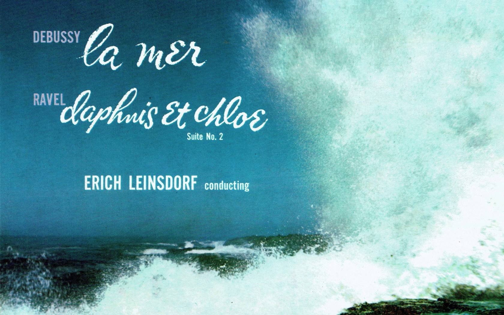 Vinyl record of Debussy's La Mer. Credit: Vinyls