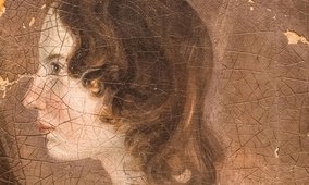 A portrait of Emily Brontë.