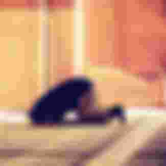 A muslim in prayer