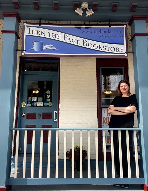 Nora Roberts bokhandel i Boonsboro, USA. Foto: privat