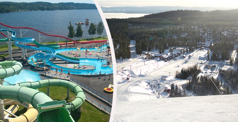 Grönklittsgruppen, som kan stå inför en börsnotering består av boende, konferens, camping, skidor och temaparker. Foto: Grönklittsgruppen