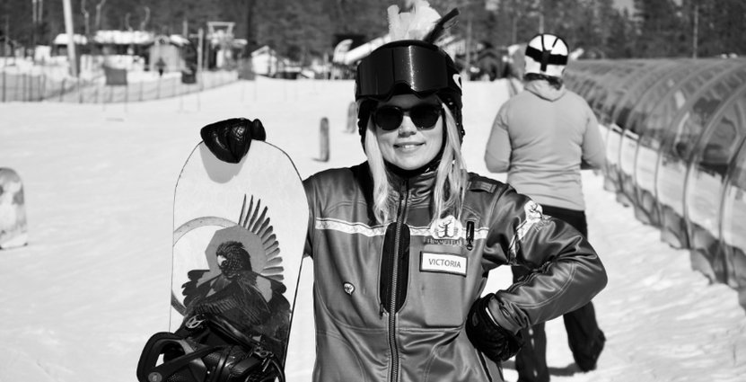 Victoria Andersson, skidinstruktör 