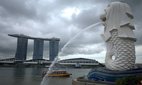 Merlion Park, a famous Singapore landmark.
