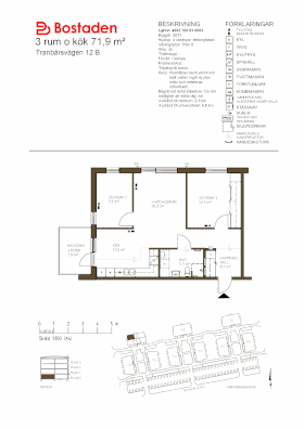 PlanlösningTranbärsvägen 12 B